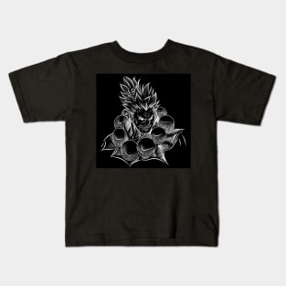dark akuma, the shadow warrior Kids T-Shirt
